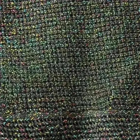 DKNY Multi-Color Shimmer Ruffle Sleeve Sweater - Picture 8 of 10